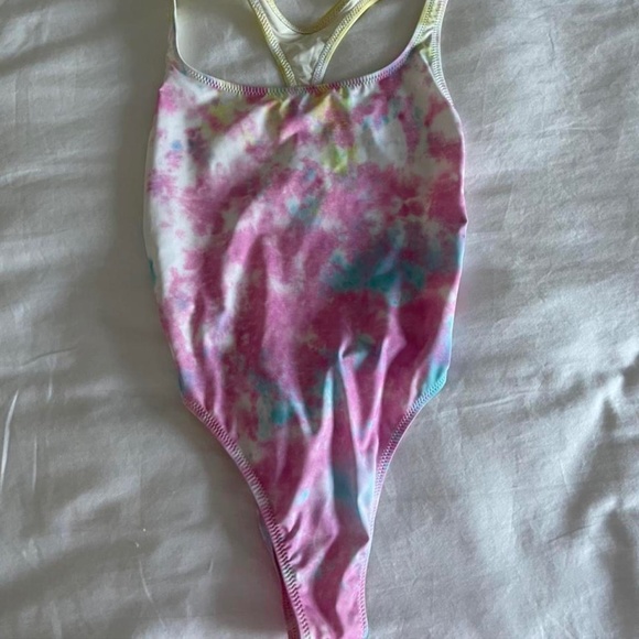 REDONE AND SOLID AND STRIPED COLLAB one piece bikini - Picture 3 of 4